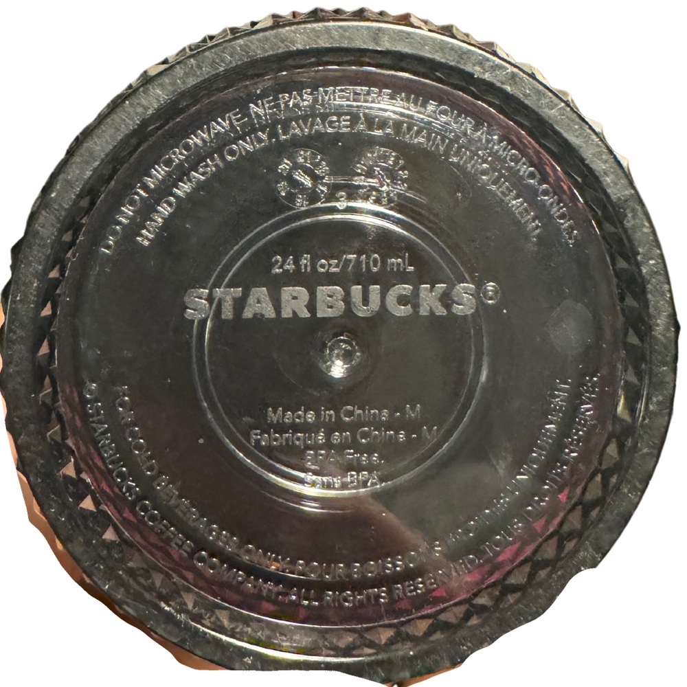 NWOT Starbucks Black Studded Tumbler 2020 Iridescent Fall HALLOWEEN Gunmetal - Picture 9 of 9